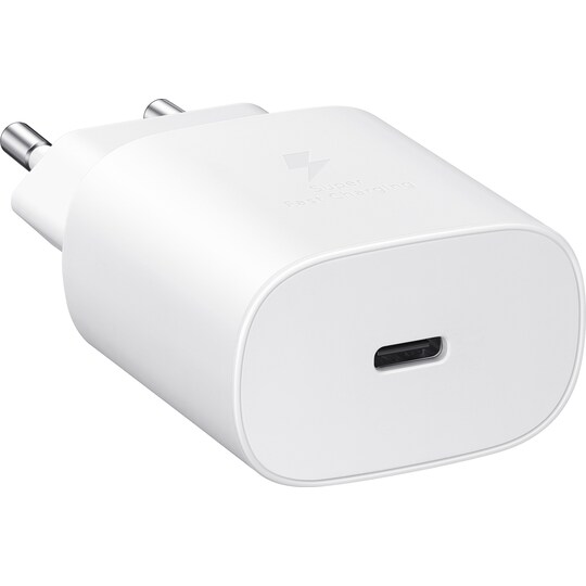 Samsung 25W USB-C Fast Charging vegglader (hvit)