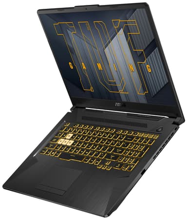 Asus TUF Gaming A17 FA706QR 17,3" bærbar gaming-PC (grå)