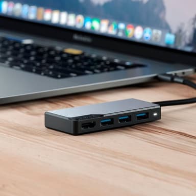 Alogic Fusion Core 5-i-1 USB-C dockingstasjon