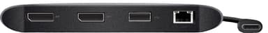 Alogic Thunderbolt 3 Dual DisplayPort dockingstasjon (grå)