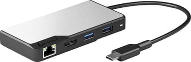 Alogic Fusion Alpha 5-i-1 USB-C dockingstasjon (stellargrå)