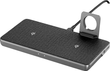ALOGIC Ultra Power 3-i-1 trådløs ladestasjon (space grey)