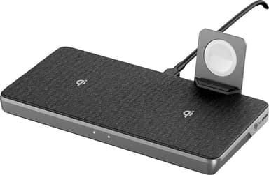 ALOGIC Ultra Power 4-i-1 trådløs ladestasjon (space grey)