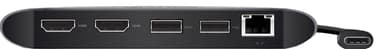 Alogic Thunderbolt 3 Dual HDMI dockingstasjon (grå)