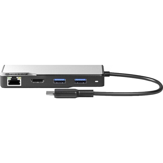 Alogic Fusion Max 6-i-1 USB-C dockingstasjon (stellargrå)