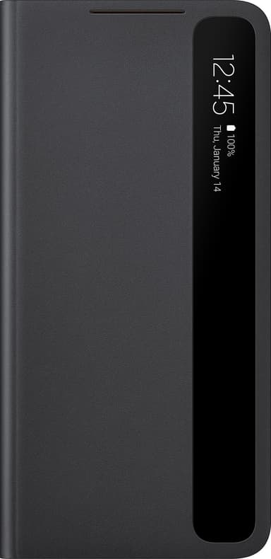 Samsung Galaxy S21 Plus Clear View deksel (sort)