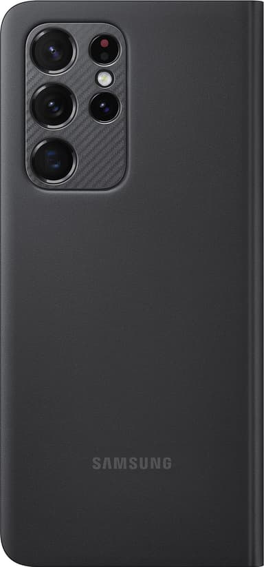 Samsung Galaxy S21 Ultra Clear View deksel (sort)
