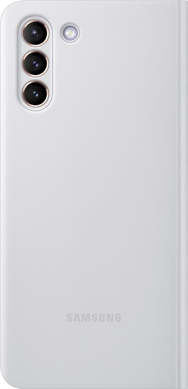 Samsung Galaxy S21 Plus Clear View deksel (lysegrå)