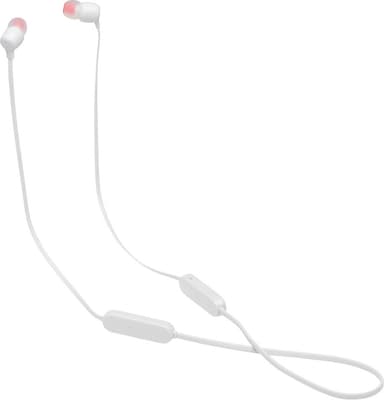 JBL Tune125BT trådløse in-ear hodetelefoner (hvit)