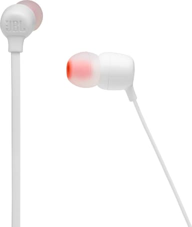 JBL Tune125BT trådløse in-ear hodetelefoner (hvit)
