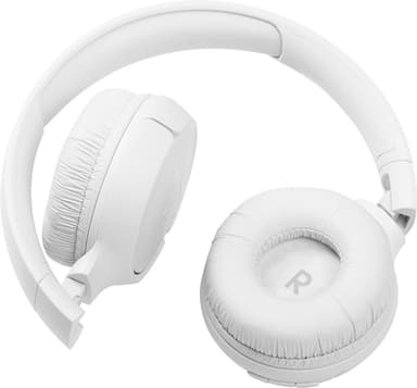 JBL Tune 510BT trådløse on-ear hodetelefoner (hvit)