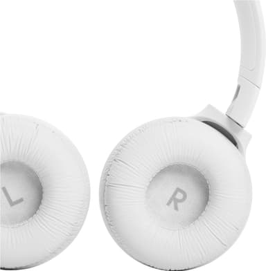 JBL Tune 510BT trådløse on-ear hodetelefoner (hvit)