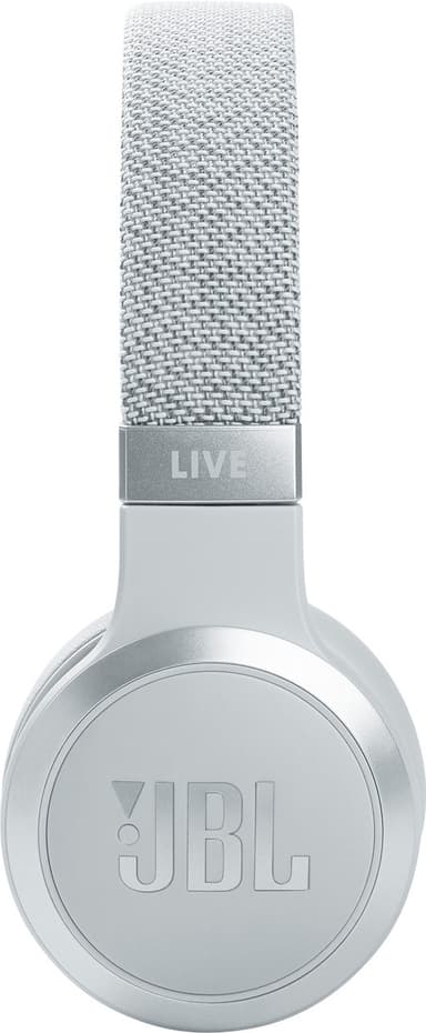 JBL LIVE 460NC trådløse on-ear hodetelefoner (hvit)