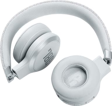 JBL LIVE 460NC trådløse on-ear hodetelefoner (hvit)