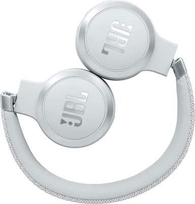 JBL LIVE 460NC trådløse on-ear hodetelefoner (hvit)