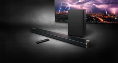 Philips 5.1.2 kanals lydplanke B95/10 med trådløs subwoofer (sort)