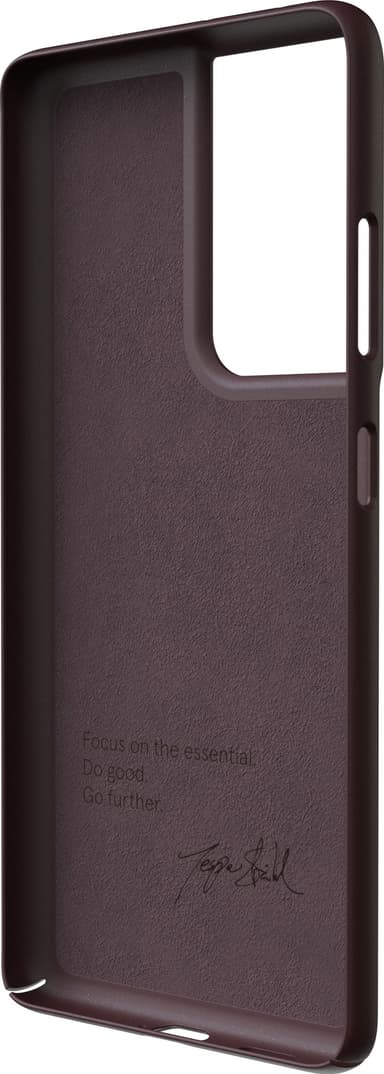 Nudient Samsung Galaxy S21 Ultra deksel (sangria red)