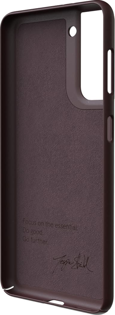 Nudient Samsung Galaxy S21 Plus deksel (sangria red)