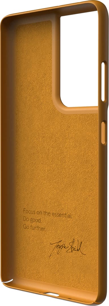 Nudient Samsung Galaxy S21 Ultra deksel (saffron yellow)