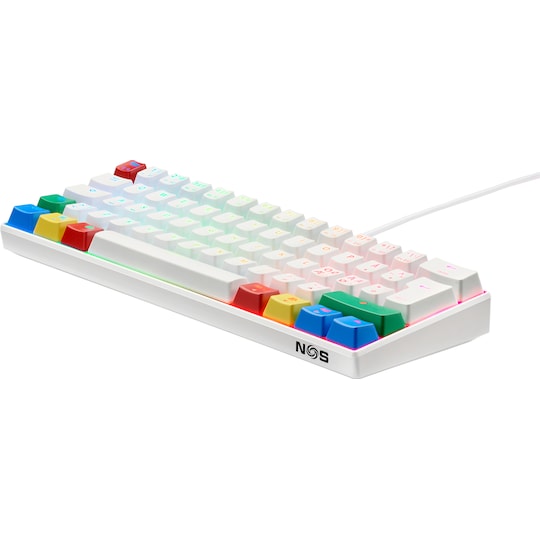 NOS C-450 Mini PRO RGB gamingtastatur (RGBY)