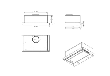Ecotronic ventilator EPO604S2 (stål)