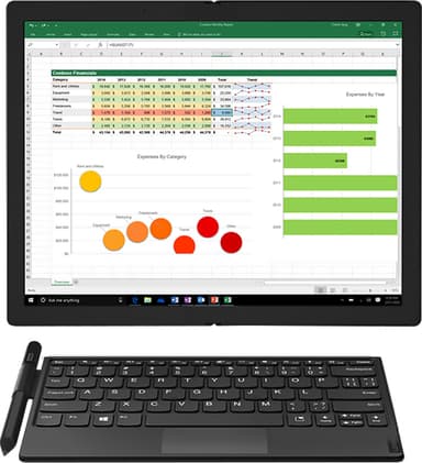 Lenovo ThinkPad X1 Fold Gen1 13.3" foldbar bærbar PC 512 GB (sort)