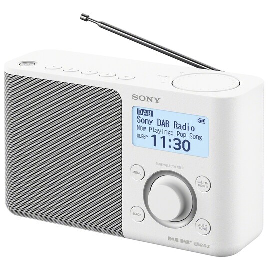 Sony DAB+ radio XDR-S61 (hvit)