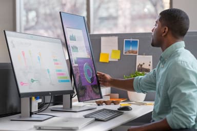 HP EliteDisplay E27q G4 27" skjerm (sort)