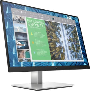 HP EliteDisplay E24q G4 23.8" skjerm (sort)