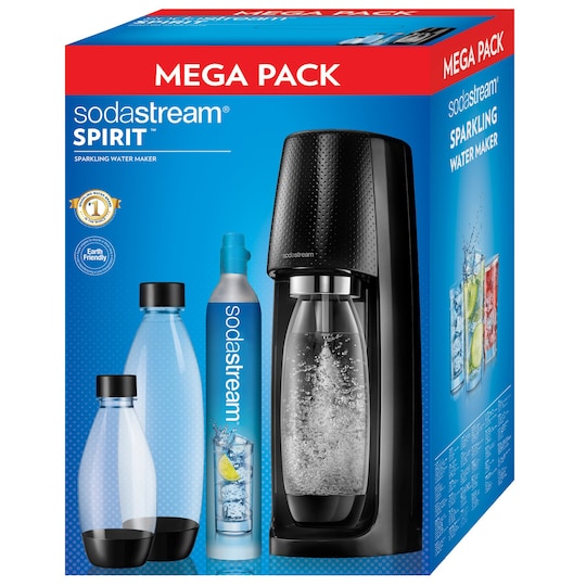 SodaStream Spirit kullsyremaskin (sort)