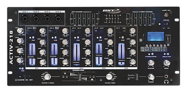 BST AT-218 DJ Mikser 6 kanaler med Bluetooth