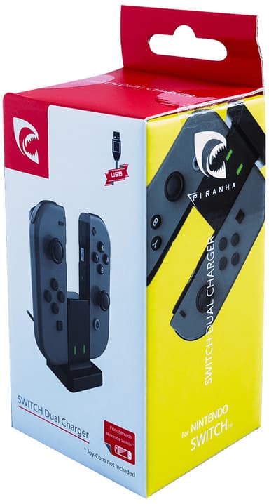 Piranha Switch Joy-Con dobbel ladestasjon