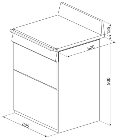 Smeg Victoria komfyr TR62IBL (sort)