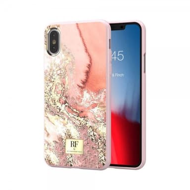 Richmond & Finch iPhone Xs Max Deksel Pink Marble Gold