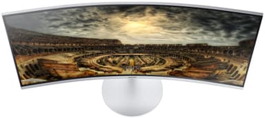 Samsung C34F791 buet 34" skjerm (hvit/sølv)