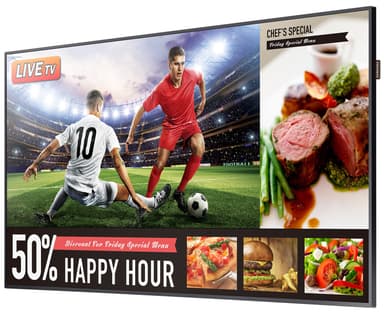 Samsung 49" Smart Signage infoskjerm LH49RMHELGW/EN