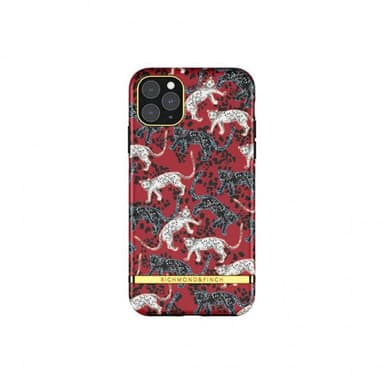 Richmond & Finch iPhone 11 Pro Max Deksel Samba Red Leopard