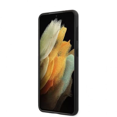 Guess Samsung Galaxy S21 Plus Deksel Skinntekstur Svart