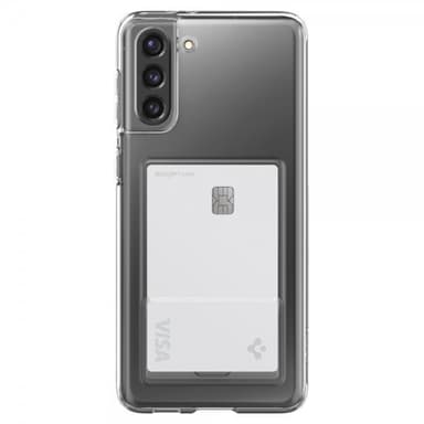 Spigen Samsung Galaxy S21 Plus Deksel Crystal Slot Crystal Clear