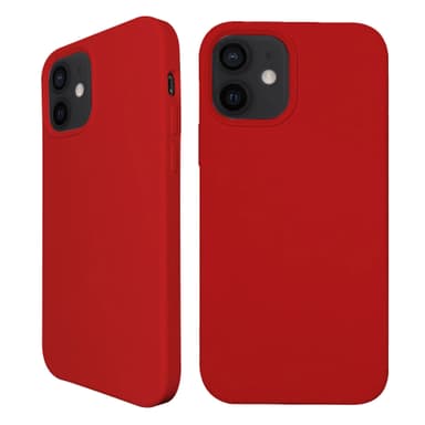Silikondeksel designet for å fungere med MagSafe til iPhone 12 mini - Red