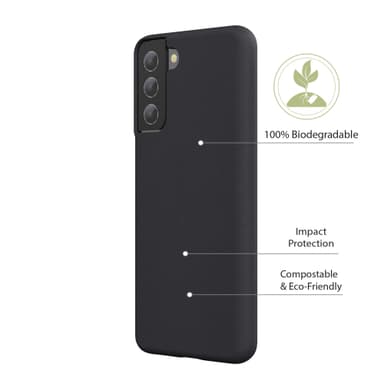 Miljøvennlig Samsung Galaxy S21 trykt deksel - Black