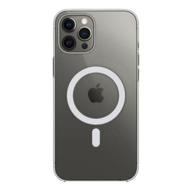 Klart deksel designet for å fungere med MagSafe til iPhone 12 Pro Max  - Clear