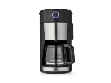 Nordic sense kaffetrakter m/kvern 1050 watt svart/sølv