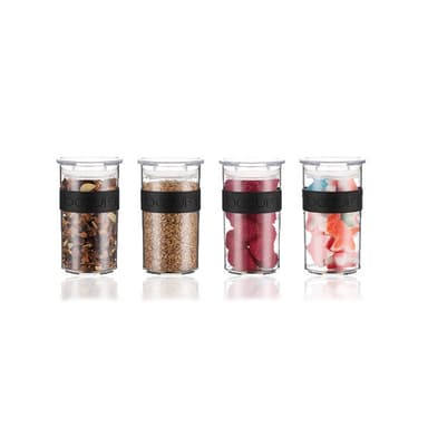 Bodum 4 pk oppbevaringskrukke 0,25 l PRESSO