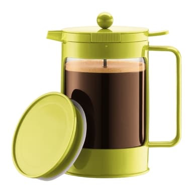 Bodum Jääkahvinkeitin lukkiutuvalla kannella ja lisäkannella BEAN SET 1.5 L