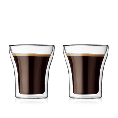 Bodum 2 pk glass ASSAM 0.2 L