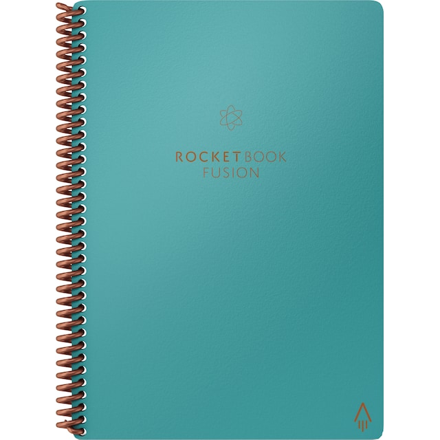 Rocketbook Fusion Executive gjenbrukbar notatbok A4 (neptune teal)
