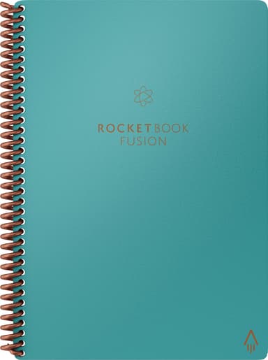Rocketbook Fusion Executive gjenbrukbar notatbok A4 (neptune teal)