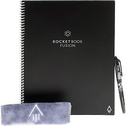 Rocketbook Fusion Letter gjenbrukbar notatbok A4 (infinity black)