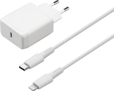 Sandstrøm 20W Lightning PD vegglader 321665